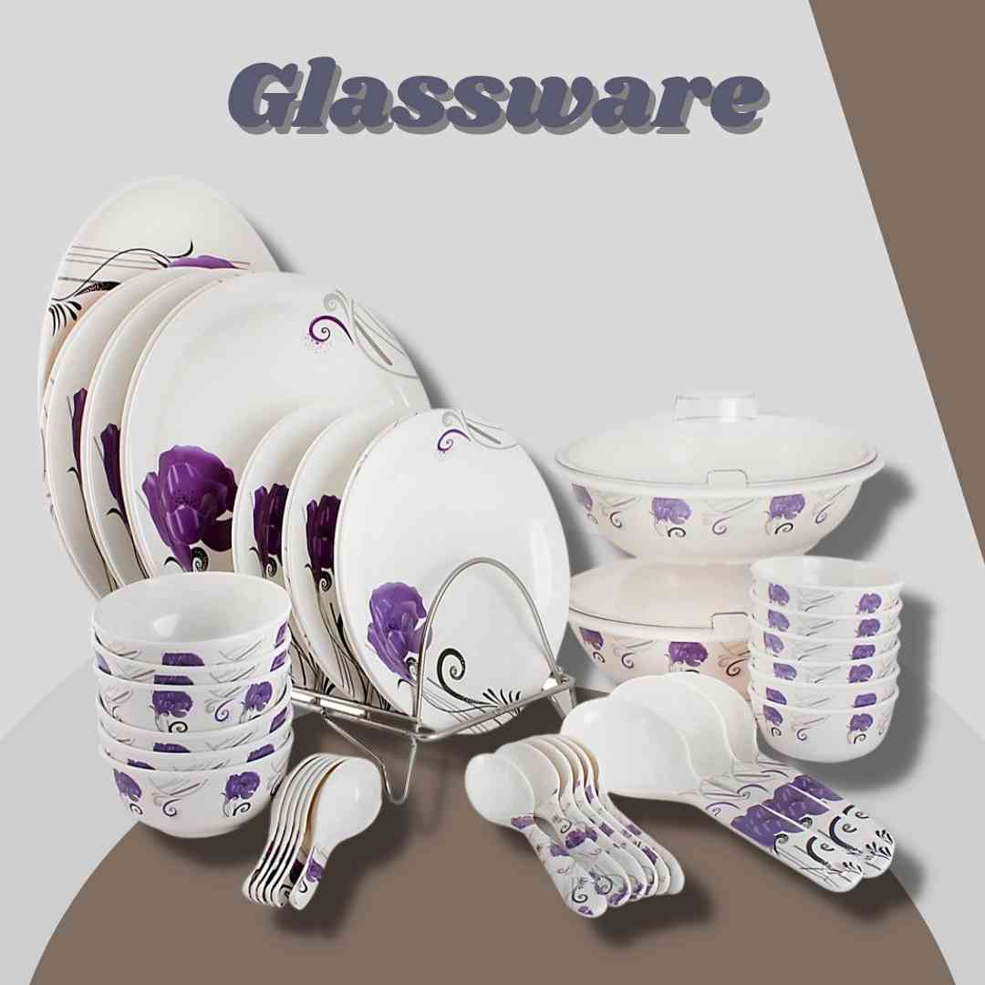 99 rupee store glassware collection
