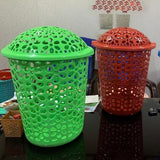 Unbreakable Durable Plastic Laundry Basket With Lid (Big Size) 50ltrs Unbreakable Durable Plastic Laundry Basket With Lid (Big Size) 50ltrs