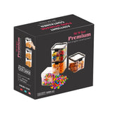 4Pc Square Container 700Ml Used For Storing Types Of Food Stuffs And Items. 4Pc Square Container 700Ml Used For Storing Types Of Food Stuffs And Items.