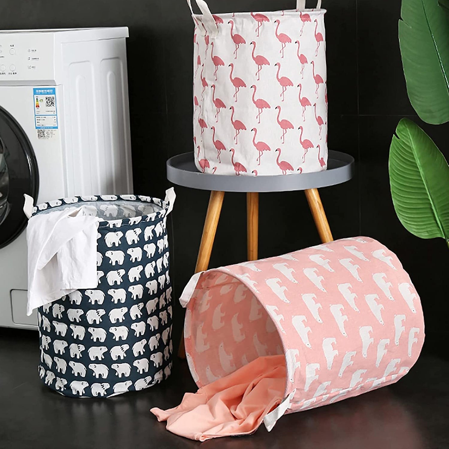 Durable and Collapsible Laundry storage Bag with Handles Clothes & Toys Storage Foldable Laundry Bag for Dirty Clothes. Durable and Collapsible Laundry storage Bag with Handles Clothes & Toys Storage Foldable Laundry Bag for Dirty Clothes.