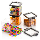 4Pc Square Container 700Ml Used For Storing Types Of Food Stuffs And Items. 4Pc Square Container 700Ml Used For Storing Types Of Food Stuffs And Items.