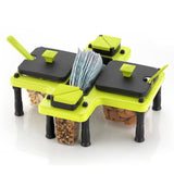 Spice Jars Dispenser Masala Rack Easy Flow Storage Box Spice Jars Dispenser Masala Rack Easy Flow Storage Box
