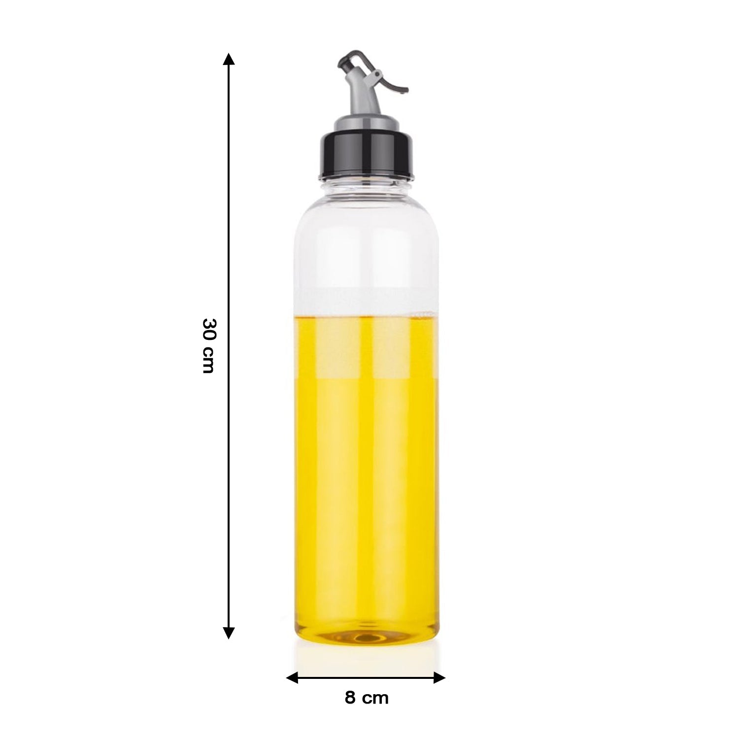 Oil Dispenser Transparent Plastic Oil Bottle | 1 Liter Oil Dispenser Transparent Plastic Oil Bottle | 1 Liter