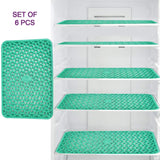 Waterproof PVC Refrigerator Drawer Mats /  Multipurpose Mats / Fridge Mats Set of 6 Pcs Waterproof PVC Refrigerator Drawer Mats /  Multipurpose Mats / Fridge Mats Set of 6 Pcs