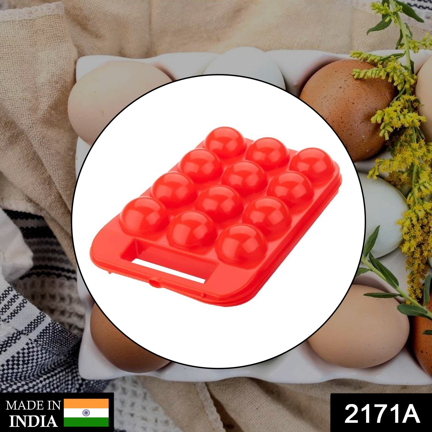 Plastic Egg Carry Tray Holder Carrier Storage Box (12Cavity) Plastic Egg Carry Tray Holder Carrier Storage Box (12Cavity)