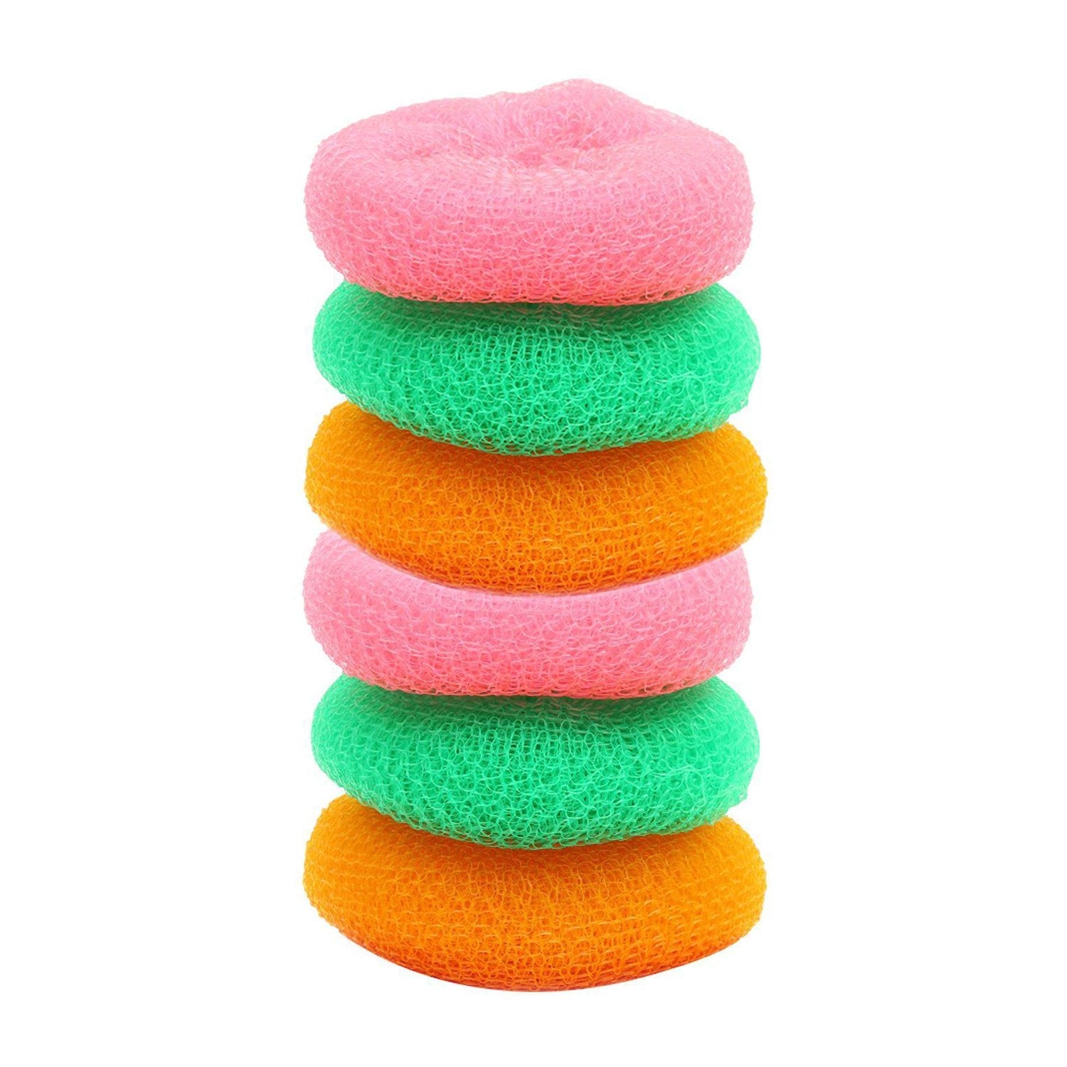 Plastic Scrubber Round Nylon Scrubbers (Pack of 6) Plastic Scrubber Round Nylon Scrubbers (Pack of 6)