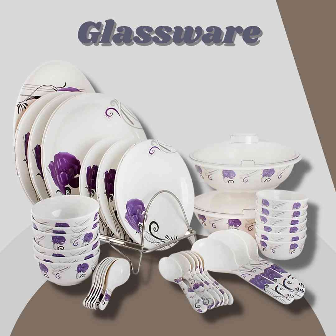 99 rupee store glassware collection 