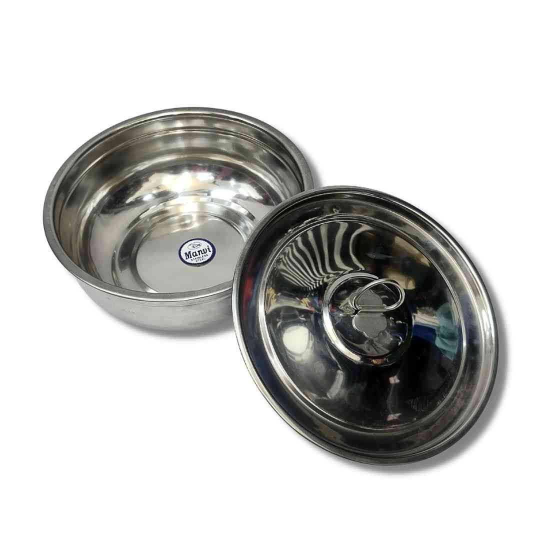 MANVI STEEL GAMLA WITH LID