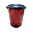 Home Step-On Pedal Dustbin/Waste Bin with Lid|Solid Color & Durable Plastic