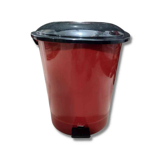 Home Step-On Pedal Dustbin/Waste Bin with Lid|Solid Color & Durable Plastic