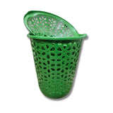 Unbreakable Durable Plastic Laundry Basket With Lid (Big Size) 50ltrs