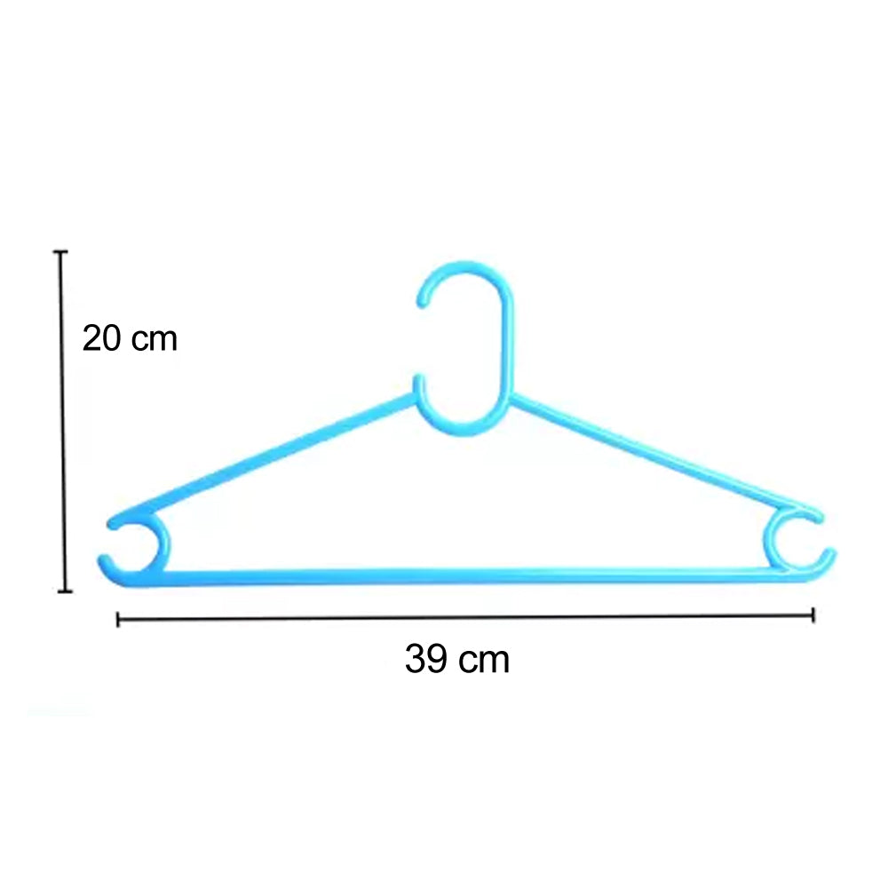 Plastic Clothes Hanger (Set of 6 Pieces)