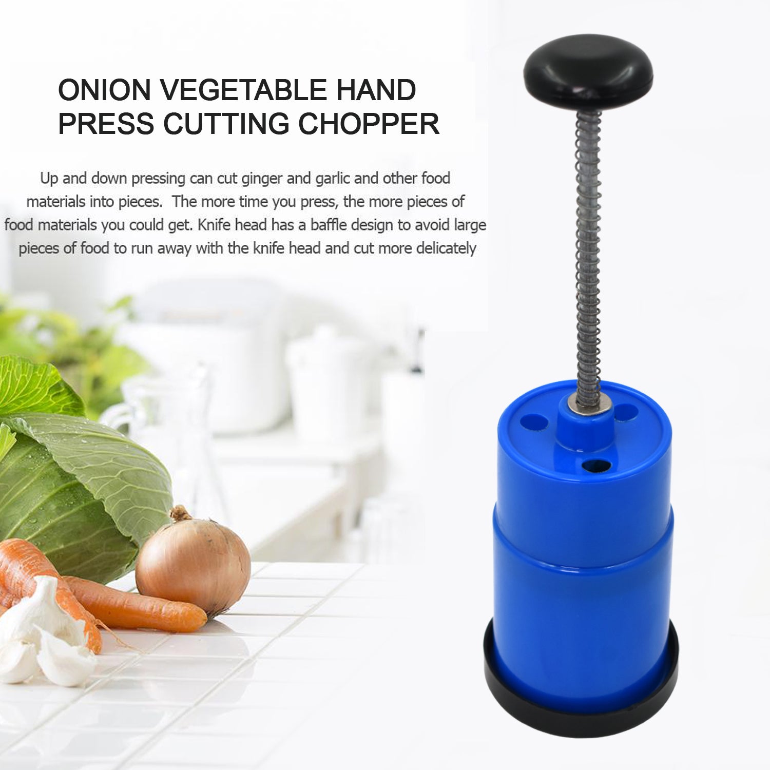 ONION VEGETABLE HAND PRESS CUTTING CHOPPER