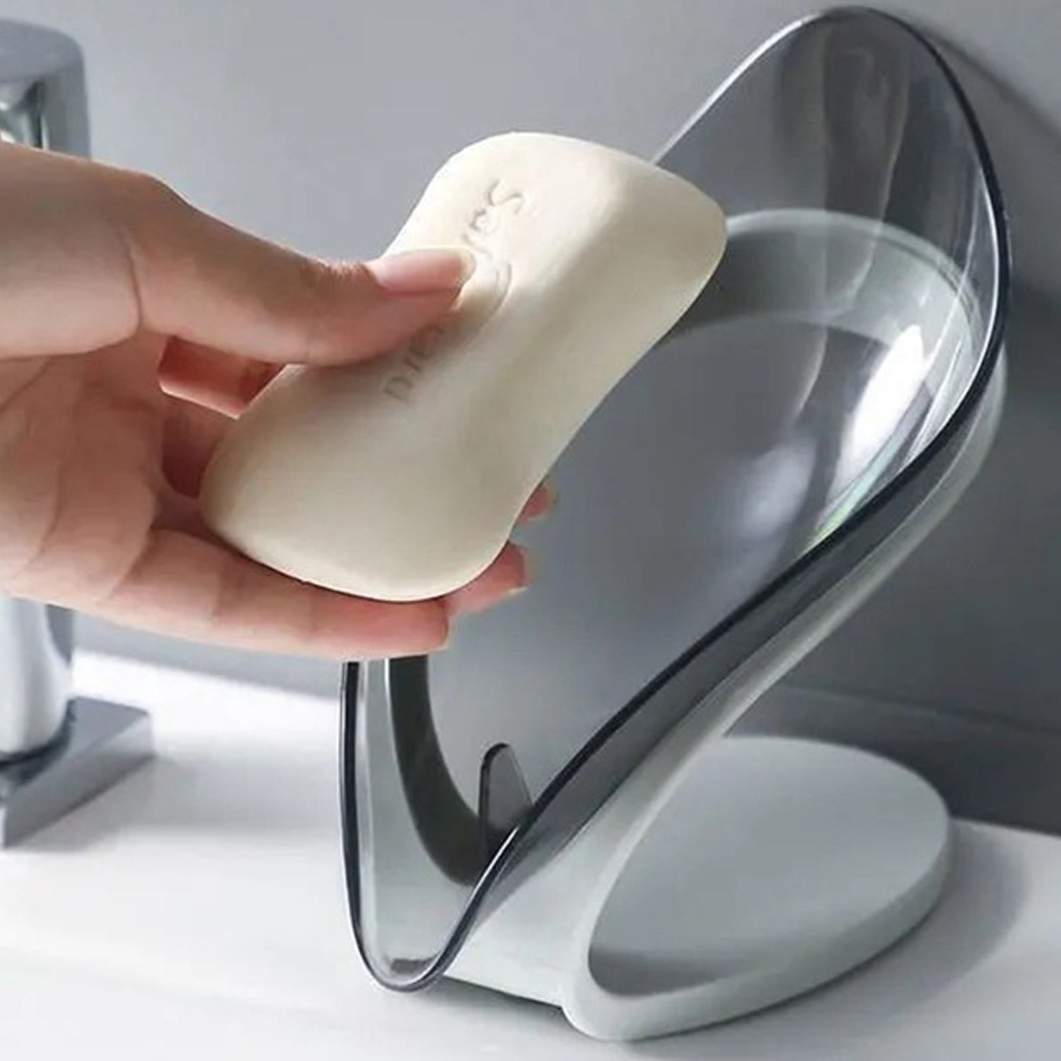 New Leaf Soap Box used in all kinds of household and bathroom places as a soap stand and case.