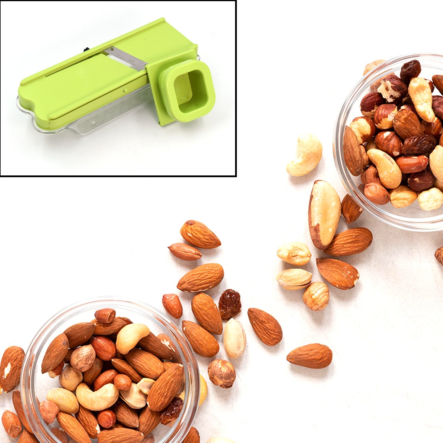 Stainless Steel Vegetable and Dry Fruit Slicer/Cutter