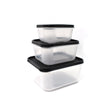 3 Pc Square Container used by various types of peoples for storing their types of stuffs and all purposes.