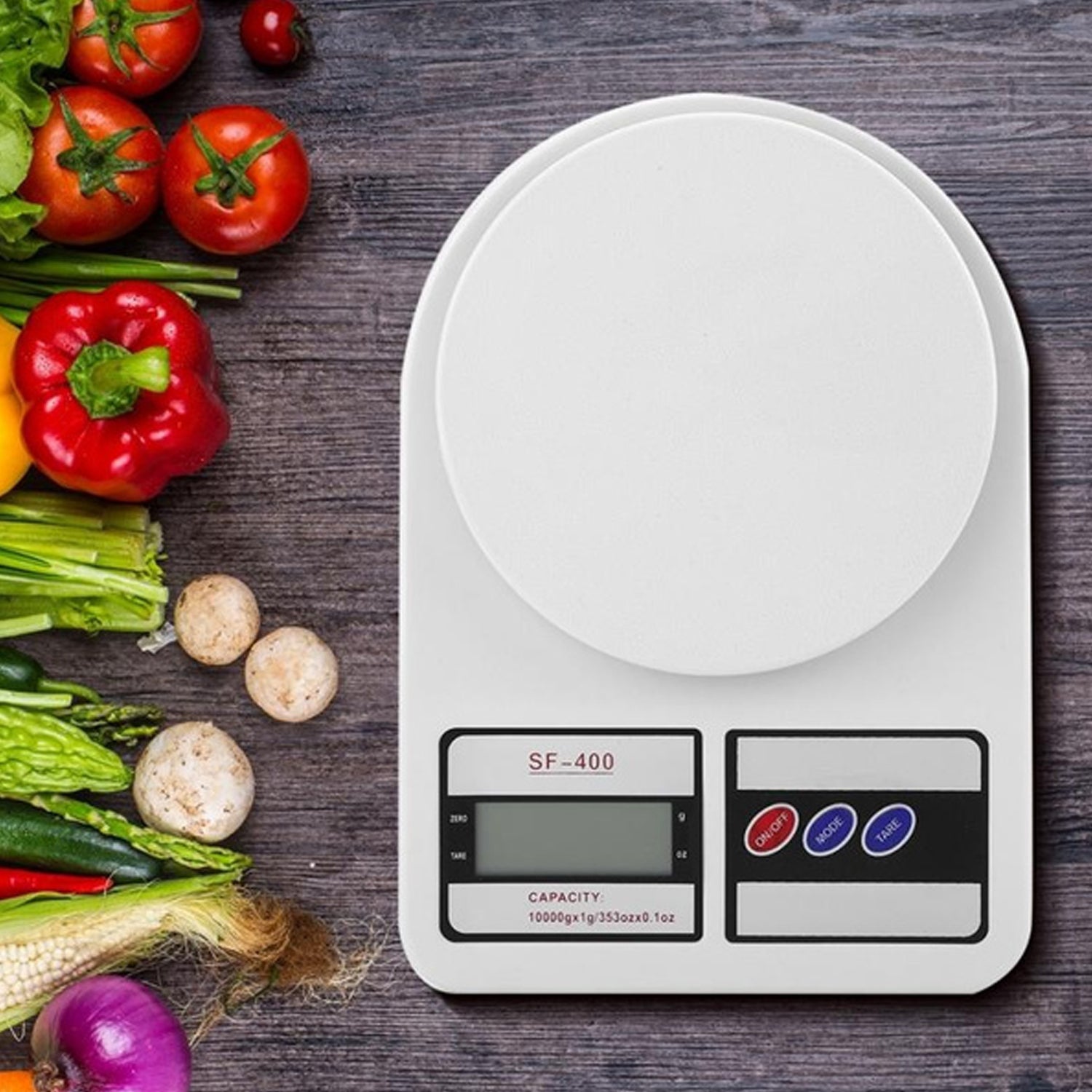 Digital Weighing Scale For Kitchen Essentials Battery Included (upto 10 Kg)