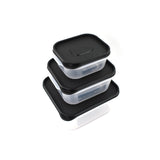 3 Pc Square Container used by various types of peoples for storing their types of stuffs and all purposes.