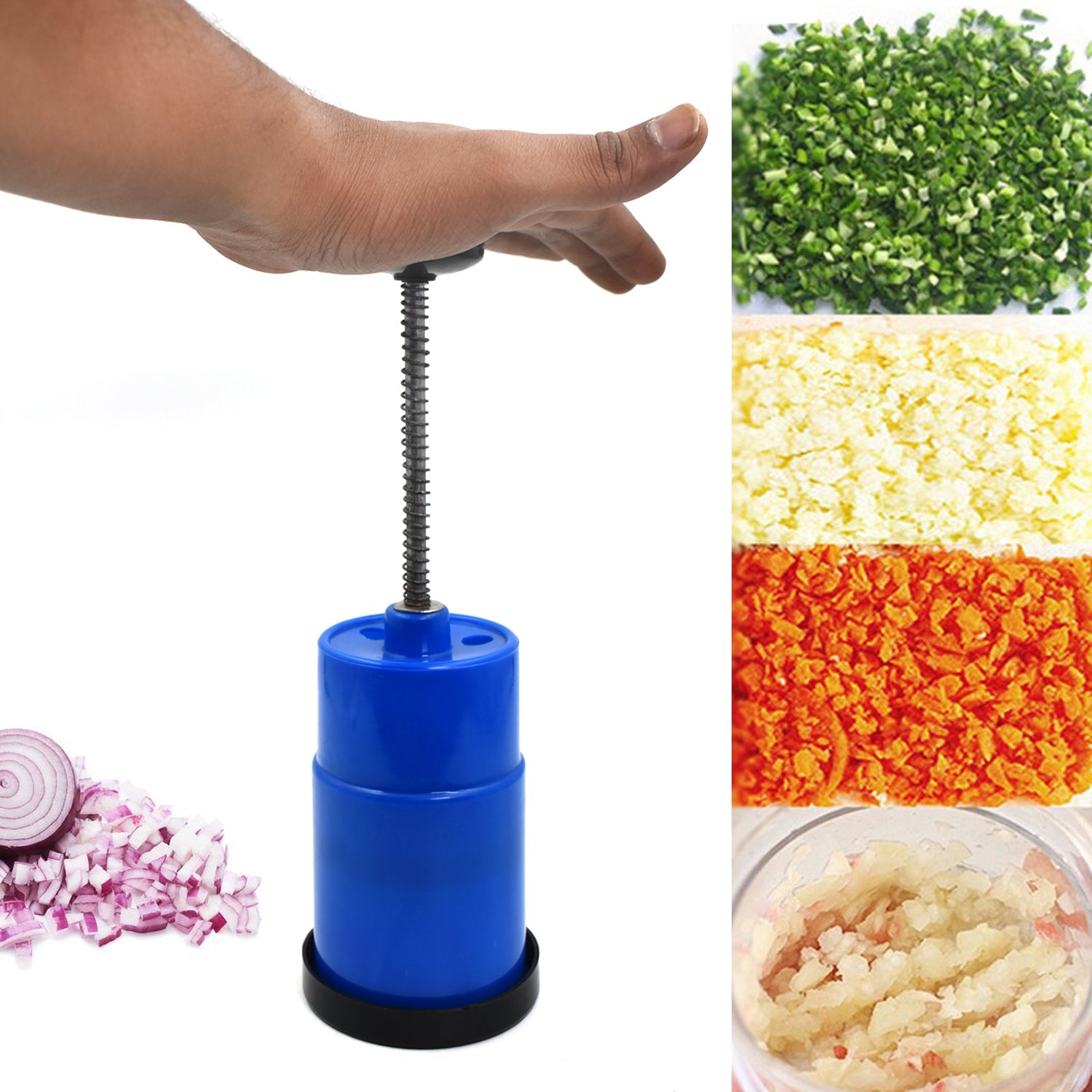 Onion Vegetable Hand Press Cutting Chopper