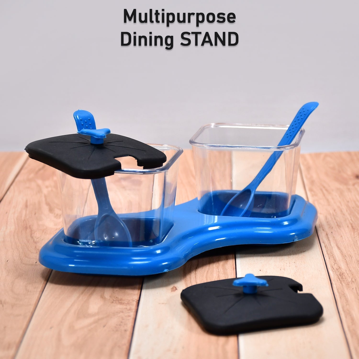 Dining Table Stand 2 Pcs Pickle Jar Spice Tray Spoons Virgin Plastic Kitchen Storage Container Serving Salt Pepper Sauces Chutney Masala Mukhwas Aachar