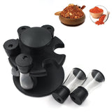 6 Pc Spice Rack Used For Storing Spices Easily In An Ordered Manner