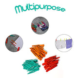 MULTI PURPOSE PLASTIC CLOTH HANGING PEGS/CLIPS - 36 PCS