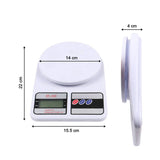 Digital Weighing Scale For Kitchen Essentials Battery Included (upto 10 Kg)