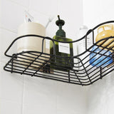 Self-Adhesive Kitchen-Bathroom Corner Shelf Organizer Storage Rack Heavy Material