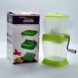 Small Onion Chopper & Vegetable Chopper Quick Cutter with Rotating Blade