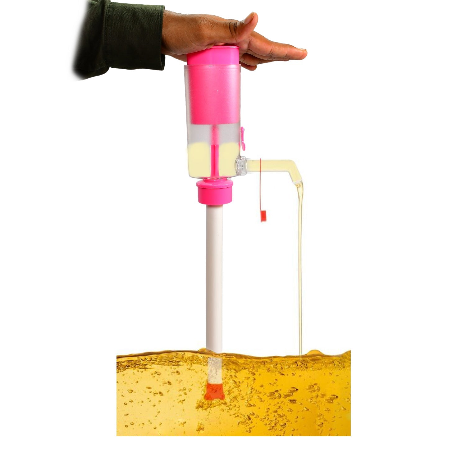 Manual Plastic Hand Press Oil Extractor Pump.