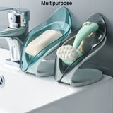 New Leaf Soap Box used in all kinds of household and bathroom places as a soap stand and case.