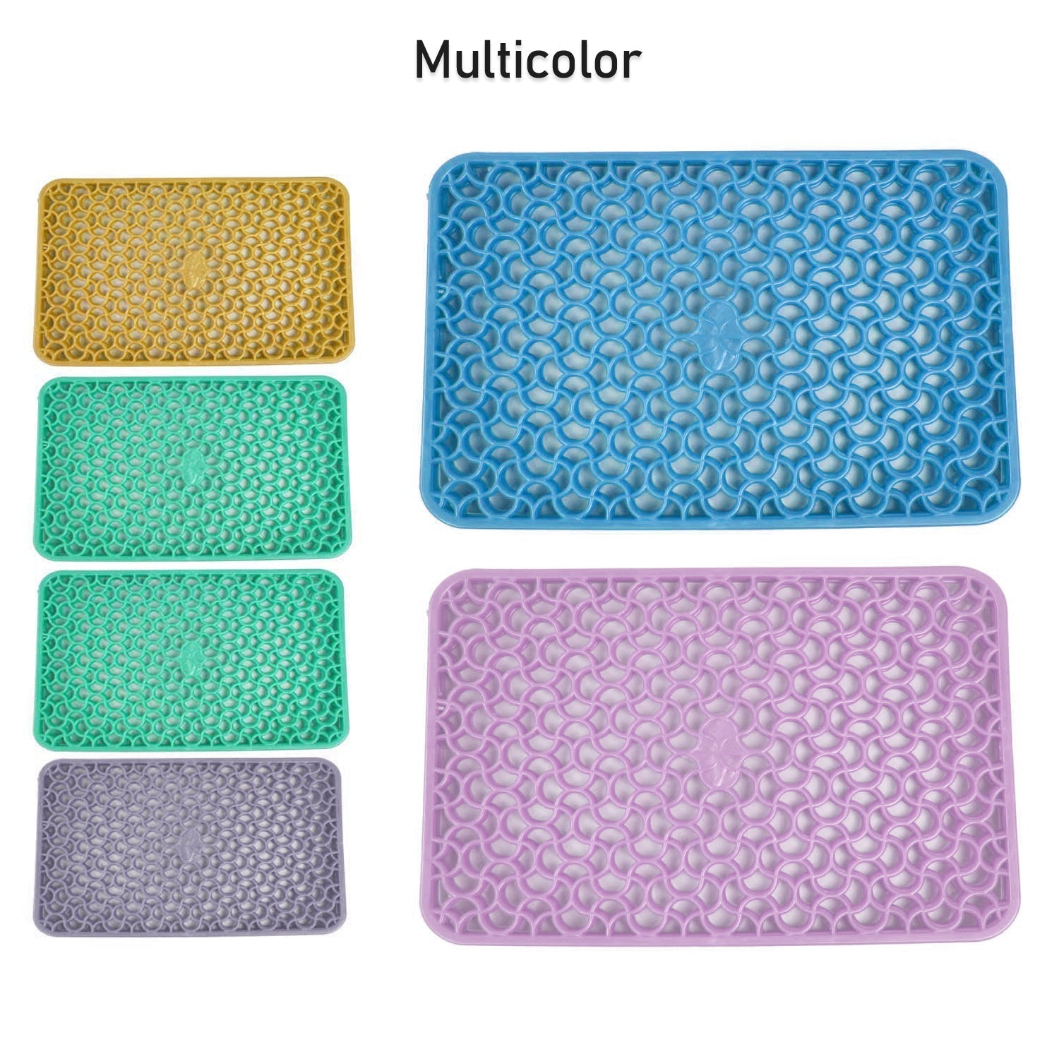 Waterproof PVC Refrigerator Drawer Mats /  Multipurpose Mats / Fridge Mats Set of 6 Pcs