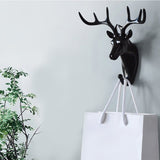 Deer Head Self Adhesive Wall Door Hook Hanger Fancy Home Decor