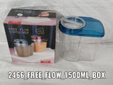 Plastic Storage container Set with Opening Mouth 1500ml