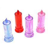 Big Simple Candles for Home Decoration, Crystal Candle Lights (Multicolor)