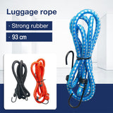 High Strength Elastic Bungee, Shock Cord Cables, Luggage Tying Rope with Hooks