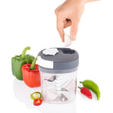 1 ltr Handy Chopper and Slicer Used Widely for chopping and Slicing of Fruits, Vegetables, Cheese Etc. Including All Kitchen Purposes.