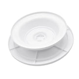 Cake Plates Plastic Pedestal Pastry Cupcake Turnable Stands White 28cm