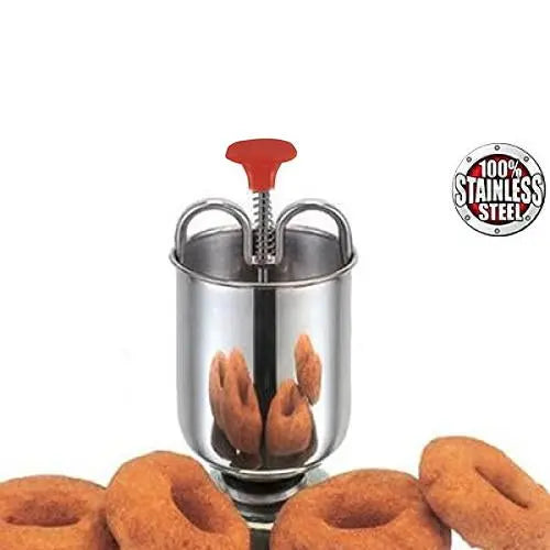 Stainless Steel Medu Vada And Donut Maker For Perfectly Shaped And Crispy Vada Maker