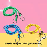 High Strength Elastic Bungee, Shock Cord Cables, Luggage Tying Rope with Hooks