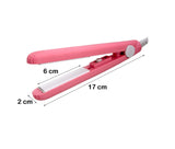 Mini Portable Electronic Hair Straightener and Curler