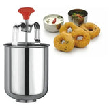 Stainless Steel Medu Vada And Donut Maker For Perfectly Shaped And Crispy Vada Maker