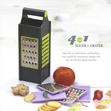 4 In 1 Plastic Vegetable And Fruit Grater And Slicer For Kitchen