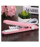 Mini Portable Electronic Hair Straightener and Curler