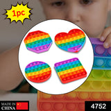 Random Shape Rainbow Colored Fidget (1Pc Only)