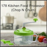 Kitchen Food Processor Chop N Churn Chopper