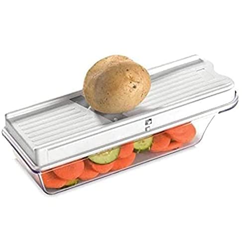 OZXI Vegetable and Dry Fruits Slicer Compact Stainless Steel Blades 1 pcs